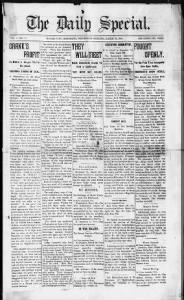 The daily special March 29, 1899